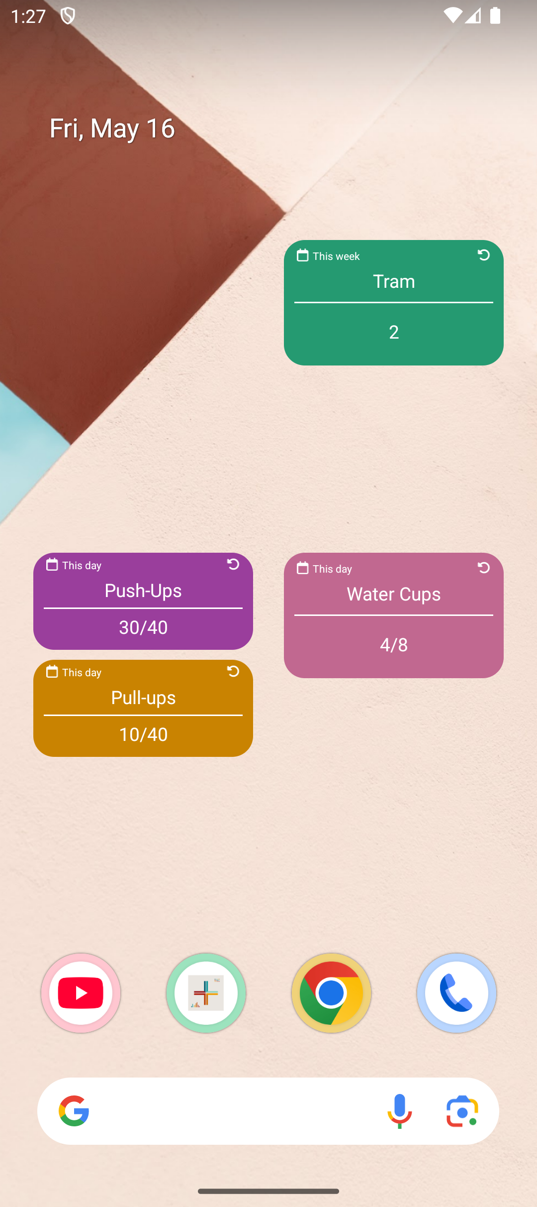 Android widgets